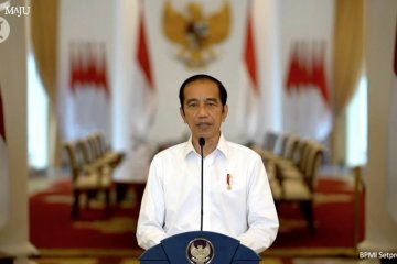 Presiden Jokowi beri penjelasan terkait UU Cipta Kerja