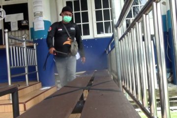 Universitas Palangka Raya kembali disemprot disinfektan