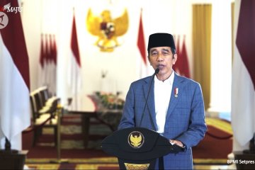 Presiden Jokowi ajak masyarakat teladani Rasulullah
