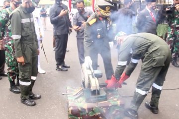 TNI musnahkan ratusan senjata rakitan milik warga