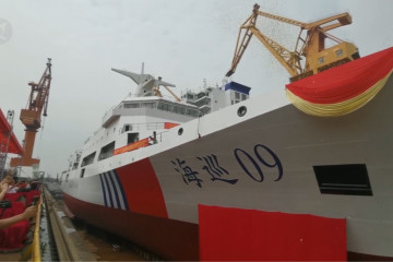 China luncurkan kapal patroli terbesar