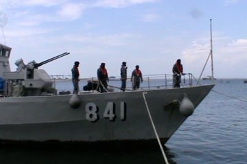 KRI Badau-841 perkuat patroli pengamanan Lantamal VI Makassar
