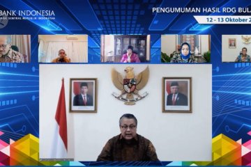 BI kembali tahan suku bunga acuan 4 persen