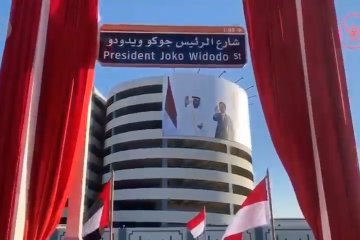 Pemerintah UEA resmikan Jalan Presiden Joko Widodo di Abu Dhabi