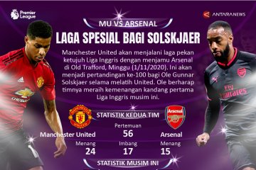 MU vs Arsenal, laga spesial bagi Solskjaer