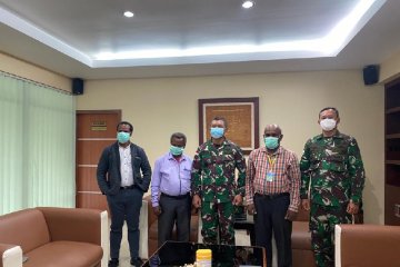 Direktur PAK Ham Papua Silaturahmi Dengan Danrem 172/PWY