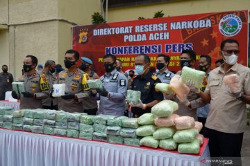 Polisi Aceh gagalkan penyelundupan 81 kilogram sabu