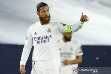Ramos absen perkuat Real Madrid saat hadapi Inter Milan