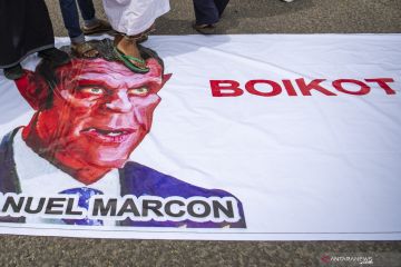 Aksi Boikot Produk Prancis Di Palembang