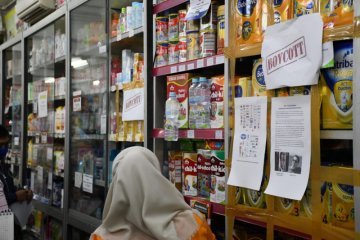 Sejumlah minimarket di Bandarlampung boikot produk asal Prancis
