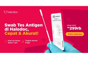 Halodoc hadirkan layanan tes swab antigen di Indonesia