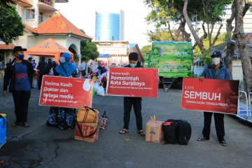 Seratus kelurahan di Surabaya nol kasus COVID-19