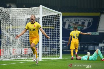 Gol tunggal Harry Kane antarkan kemenangan Tottenham Hotspur atas West Bromwich Albion
