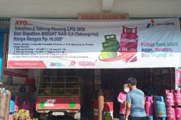 Penggunaan LPG non-subsidi di kabupaten ini melonjak di tengah pandemi