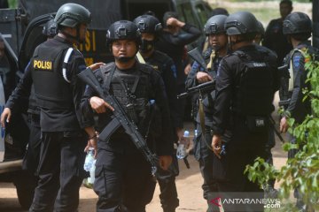 Petugas gabungan kejar terduga teroris di Palu