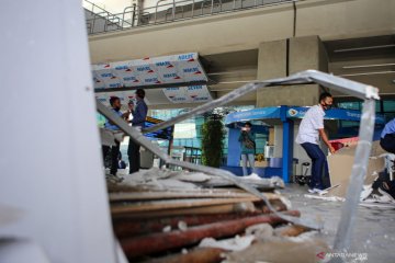 Kerusakan di Terminal 3 akibat penyambutan Habib Rizieq Shihab