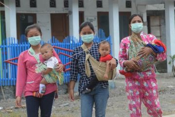 Edukasi protokol kesehatan di tempat Pengungsian