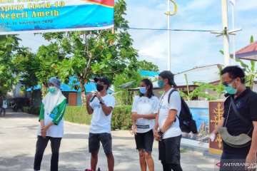 Kaka dan Ridho "Slank" ajak anak muda Nusa Laut terapkan 3M
