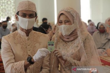 Meski pandemi, 3.840 pasangan nikah di Aceh sepanjang Oktober 2020