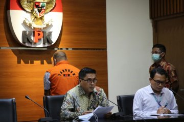 KPK jelaskan konstruksi perkara Agusman Sinaga sebagai tersangka