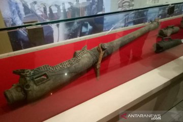Meriam langka dipamerkan di museum Kota Palembang