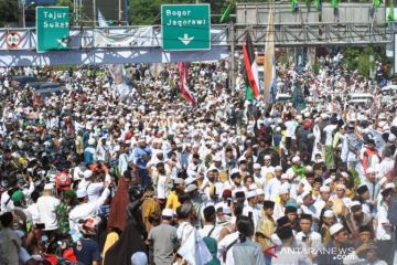 Kedatangan Imam Besar Habib Rizieq Shihab Di Bogor