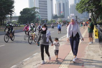 Warga berolahraga harus taat protokol kesehatan