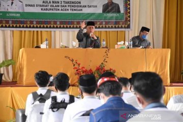 Pelajar di Aceh Tengah diedukasi penerapan Qanun Jinayat