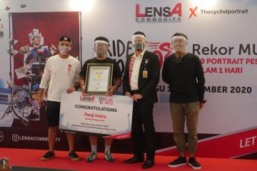 Lensa Community sabet rekor MURI foto pesepeda terbanyak