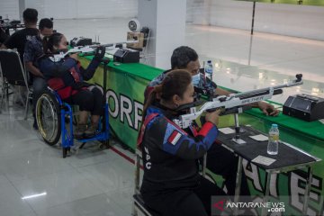 Pelatnas menembak persiapan Paralimpiade Tokyo 2021