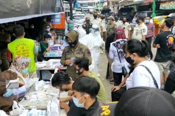 18 orang reaktif dari hasil tes cepat di warkop Pontianak