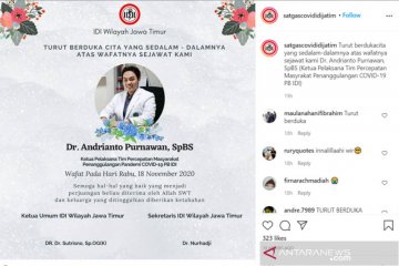 Andrianto Purnawan, dokter bedah saraf yang gugur karena COVID-19