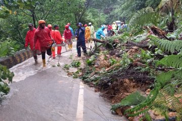 Jalur penghubung Padang-Solok tertimbun longsor kembali normal