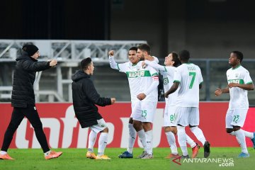 Sassuolo kini puncaki klasemen Liga Italia, Inter tekuk Torino