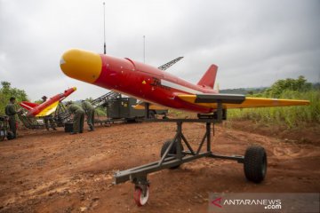 Penampakan drone Banshee Whirlwind milik Arhanud TNI AD