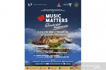 Tiga lokasi wisata prioritas dapat suguhan konser "Music Matters"