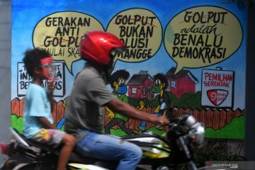 Mural sosialisasi Pilkada serentak 9 Desember