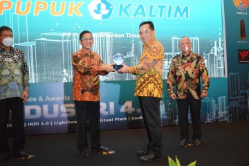 Pupuk Kaltim raih penghargaan Lighthouse Industry 4.0