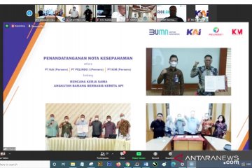 Tiga BUMN sinergi wujudkan angkutan logistik yang efisien