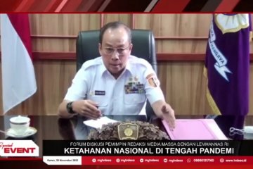 Gubernur Lemhannas: Kewenangan pengerahan TNI ada pada Presiden