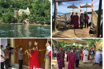 Uskup Manado resmikan Gereja Stasi Kahakitang Tahuna