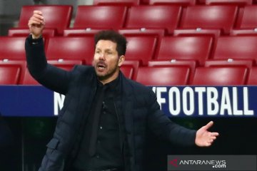 Enam pemain Atletico absen lawan Valencia, Simeone ikut kritik jadwal