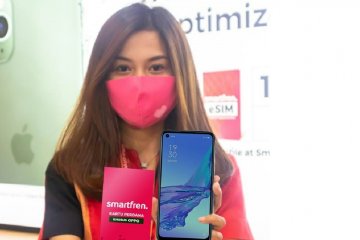 Pakai kartu perdana Smartfren di Oppo A53 dapat bonus 384 GB