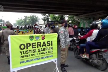 Bandung kembali zona merah, razia prokes diperketat