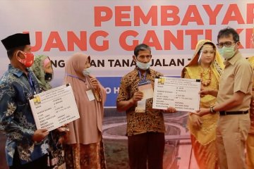 BPN ganti rugi lahan seksi I Tol Padang-Pekanbaru