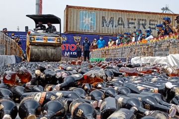 DJBC Banten memusnahkan barang hasil penindakan senilai Rp13,8 miliar