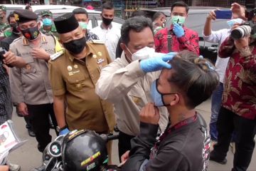 Puluhan warga Batam terjaring penegakan disiplin prokes
