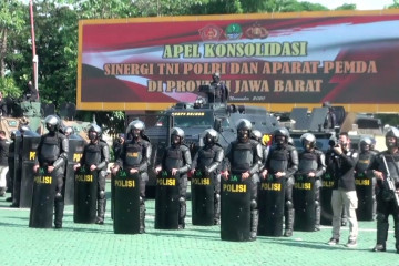 Sebanyak 8000 personel TNI-Polri dan Pemprov Jabar amankan pilkada