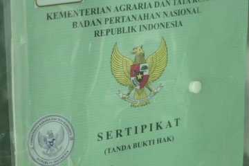 BPN Batang sahkan 25 ribu sertifikat tanah
