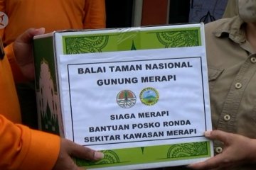 TNGM DIY distribusikan bantuan logistik ke 134 posko Merapi 